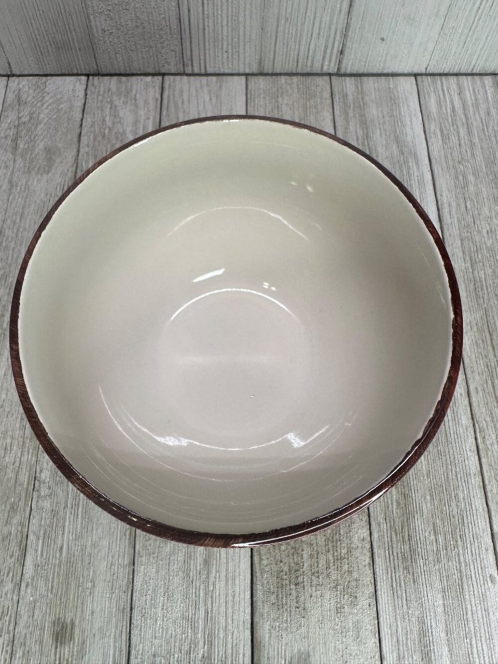 Vtg Royal Norfolk Stoneware Deep Soup Cereal Bowls Red Ceramic 5.5" DIA Set 4 - Picture 3 of 9